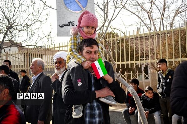 راهپیمایی 22 بهمن در شهر سلامی