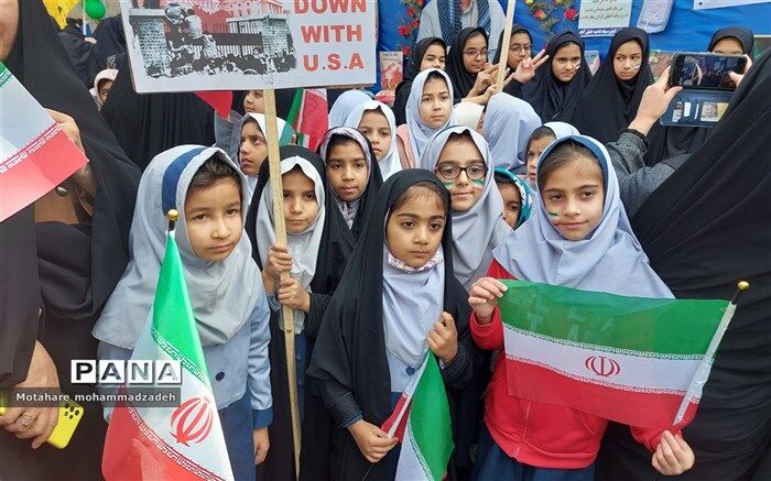 راهپیمایی یوم الله ۲۲ بهمن در خلیل‌آباد/فیم