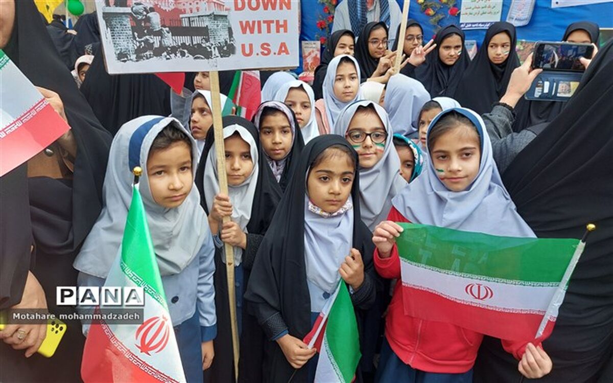راهپیمایی یوم الله ۲۲ بهمن در خلیل‌آباد/فیم