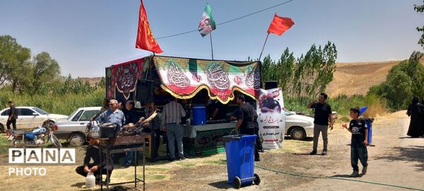 عزاداری اربعین در روستای درویشان