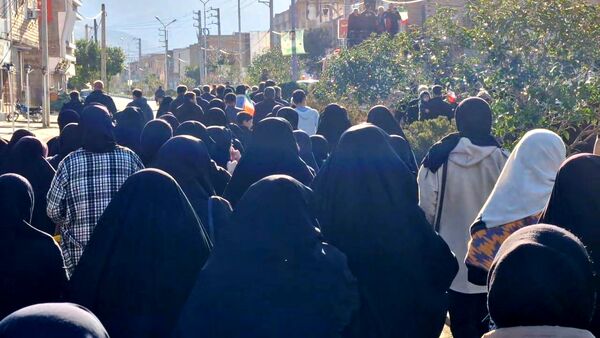 تشییع پیکر شهید ابوالفضل عرب در شهرستان گالیکش