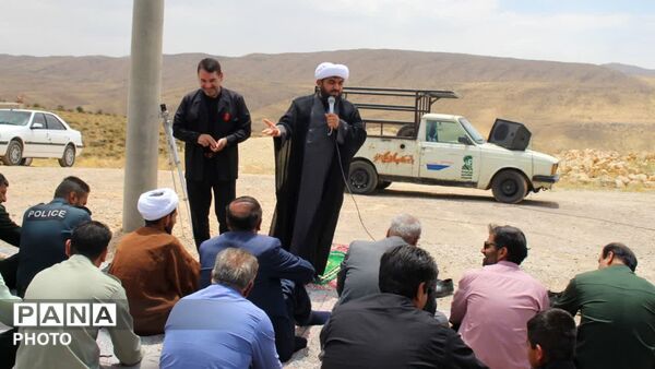 پیاده روی جاماندگان اربعین حسینی در شهرستان مارگون 