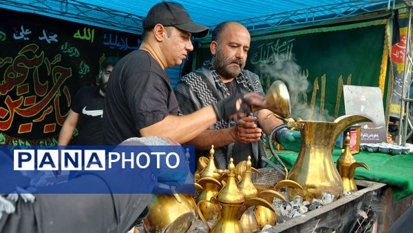 برپایی موکب عشاق الحسین سازمان دانش‌آموزی شهر تهران