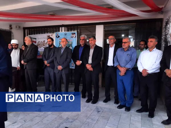 مانور بازگشایی مدارس عباس آباد 