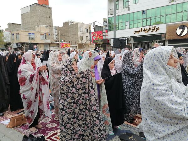  نماز عید فطر در شهرستان آبیک