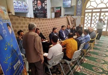 طرح جهادی ارائه خدمات الکترونیک قضایی با حضور مسئولین قضایی شهرستان در روستای علی آباد ملاعلی برخوار