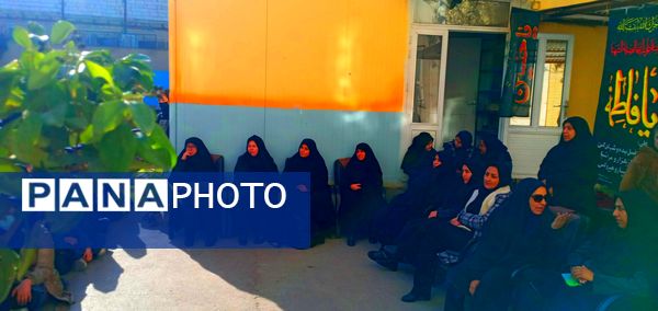 مراسم عزاداری شهادت حضرت فاطمه زهرا(س) در دبیرستان میرزا جعفر سروقد 