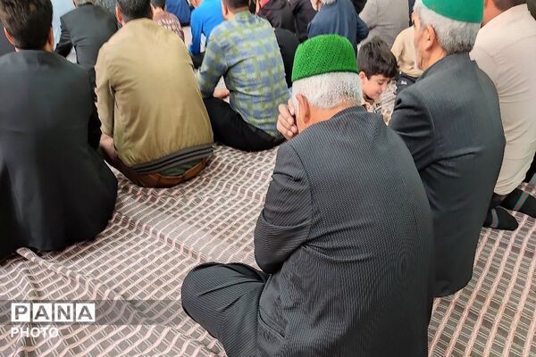 مراسم عزاداری شهادت امام جعفر صادق علیه السلام در حسینیه شهربار