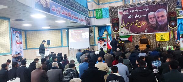 گرامیداشت پنجمین سالگرد شهادت سردار دل‌ها در شهرستان آبدانان 