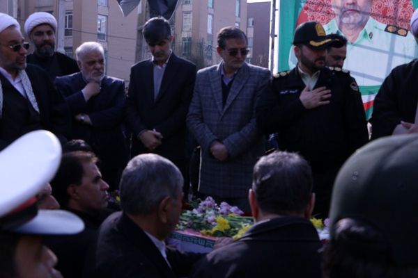 مراسم تشییع پیکر مطهر شهید والامقام شاهین دهقانی