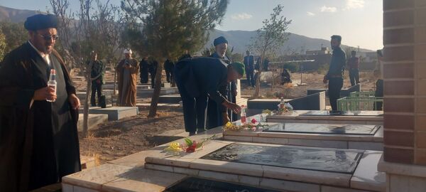 غبارروبی مزار شهدای روستای سربالا 