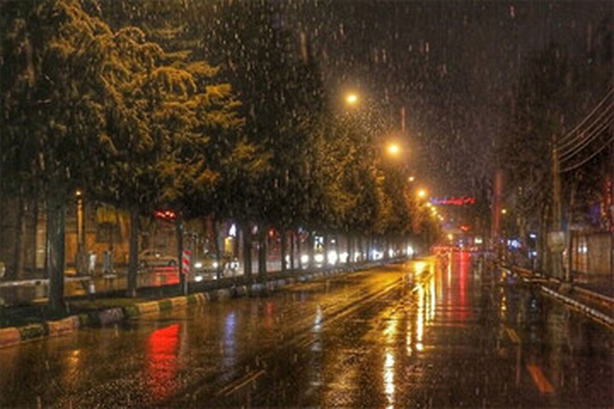 رگبار باران در استان‌های شمالی کشور