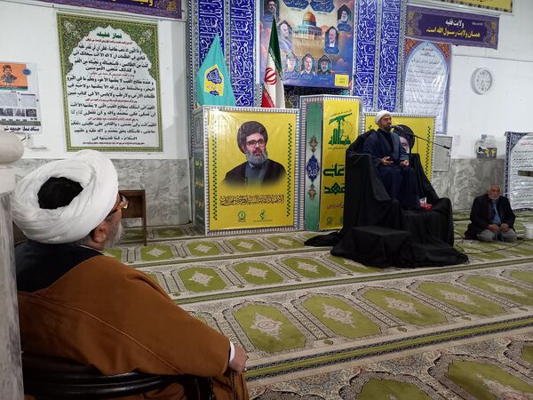 مراسم گرامیداشت شهادت سید حسن نصرالله در مسجد جامع آشخانه 