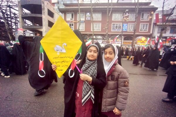 راهپیمایی 22 بهمن در لاهیجان