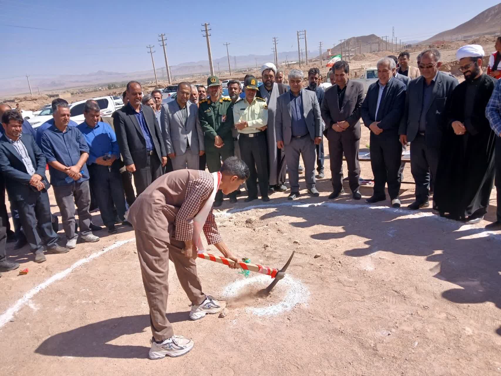آغاز ساخت مجتمع آموزشی «گل نرگس»، اولین مدرسه ایرانی-اسلامی در خوسف