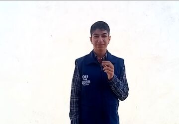 بازدید دانش‌آموزان مهریزی از گنجینه دفاع مقدس اردکان