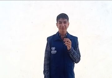 بازدید دانش‌آموزان مهریزی از گنجینه دفاع مقدس اردکان