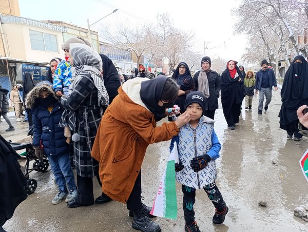 راهپیمایی ۲۲ بهمن در آشخانه