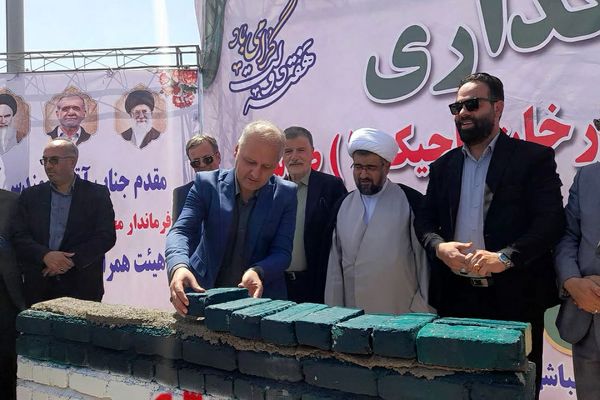 خشت‌گذاری مدرسه در صبا شهر؛ گام مؤثری برای تحول و پیشرفت نظام آموزشی