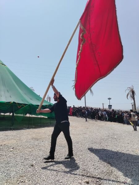 مراسم تعزیه‌خوانی در شهر طاقانک