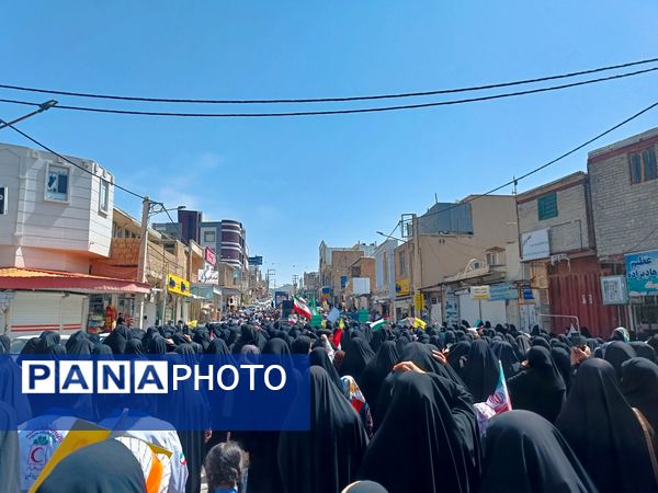 راهپیمایی روزجهانی قدس در شهرستان آبدانان 