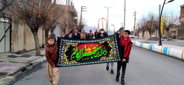 مراسم عزاداری شهادت امام موسی کاظم (ع) در بخش میمه
