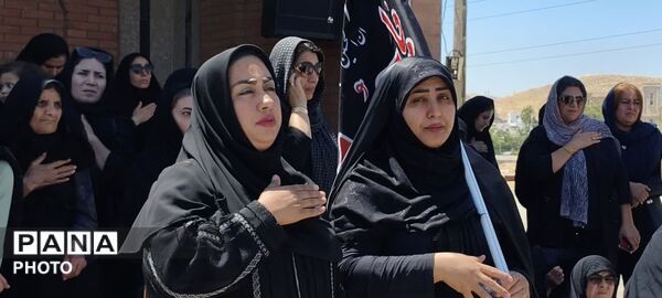 عزاداری عاشورای حسینی در گلزار شهدای گچساران 