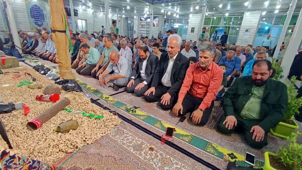 یادواره و افتتاح آستان شهدا در مسیر ایثار
