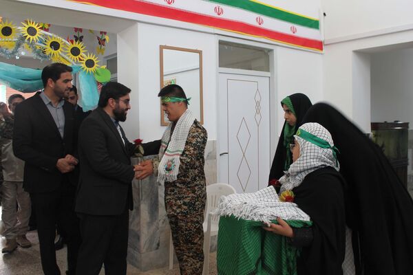 نواختن زنگ ایثار، شهادت و نماز در آموزشگاه ولایت شهرستان فریمان