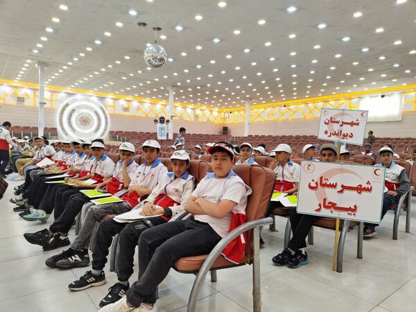 برگزاری دوازدهمین دوره المپیاد دادرس هلال احمر کردستان