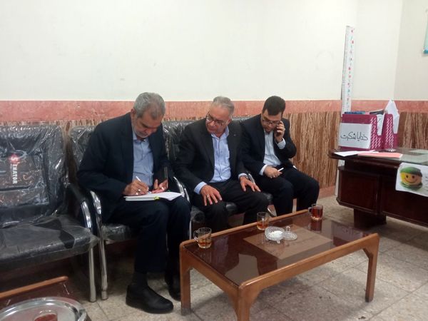 بازدید مدیر اداره ناحیه یک از دبیرستان گلشن آزادی