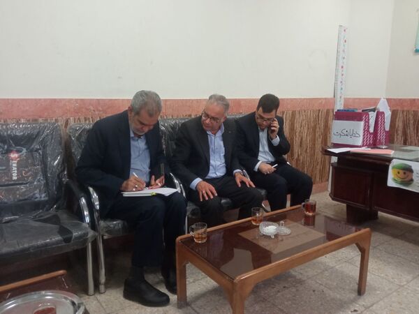 بازدید مدیر اداره ناحیه یک از دبیرستان گلشن آزادی