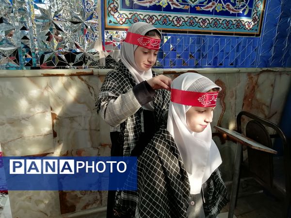 تجدید پیمان با شهدای امامزاده عمادالدین در شهرستان رباط کریم