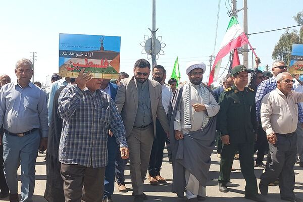 راهپیمایی روز قدس در سعدآباد