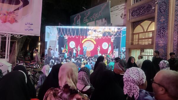 جشن میلاد امام رضا (ع) در مسجد الرضای نیشابور 