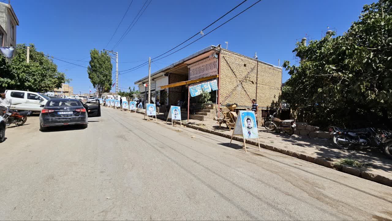 یادواره شهدا در روستای خرق شهرستان شیروان 