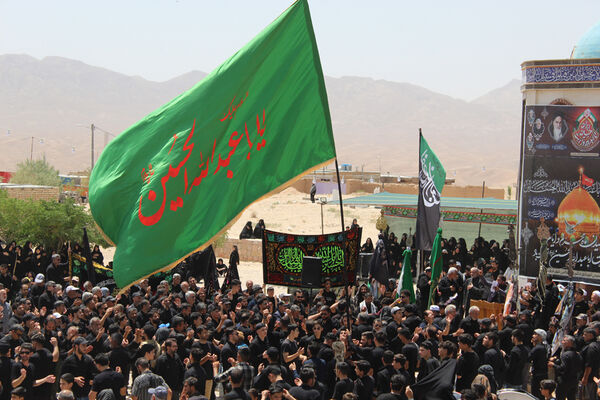 عزاداری تاسوعای حسینی در شهر درق 