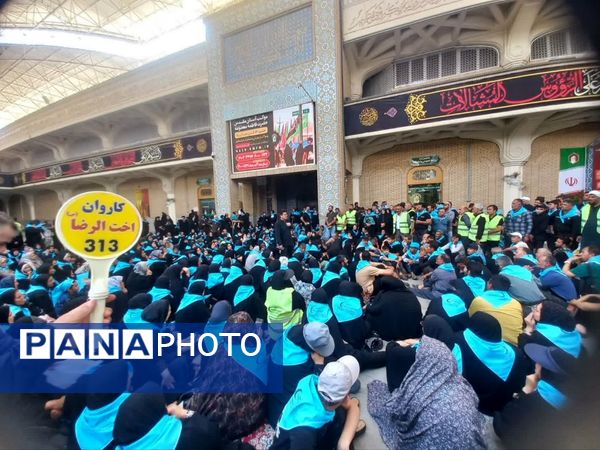 حضور کاروان زائر اولی‌های قم در کربلا