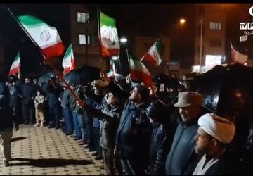 تجمع و رژه خودرویی در شهرستان بیجار