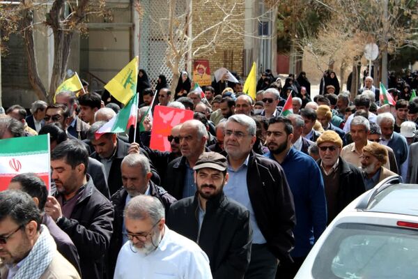 راهپیمایی روزجهانی قدس در شهر درق