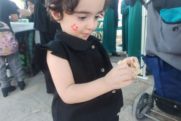 حضور کودکان و نوجوانان در راهپیمایی جاماندگان اربعین حسینی