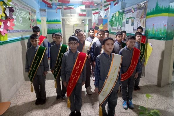  مراسم ولادت امیرالمومنین در دبستان هدایت ۲ شهرری