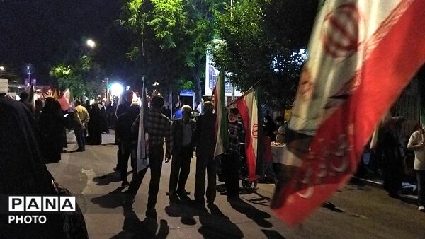 هشتاد و پنجمین شب از شب های مقاومت نیشابور در قاب پانا 