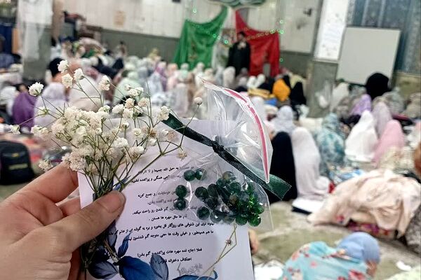 حضور دانش‌آموزان ناحیه 2 شهرری در مراسم اعتکاف دانش‌آموزی 