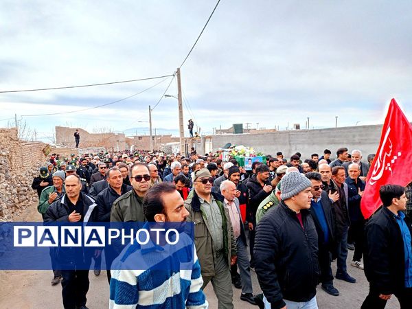 تشییع با شکوه شهید جوادحسن زاده شهید مرزبانی فراجا