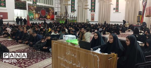 مراسم سومین شب قدر در روستای نقاب خلیل آباد