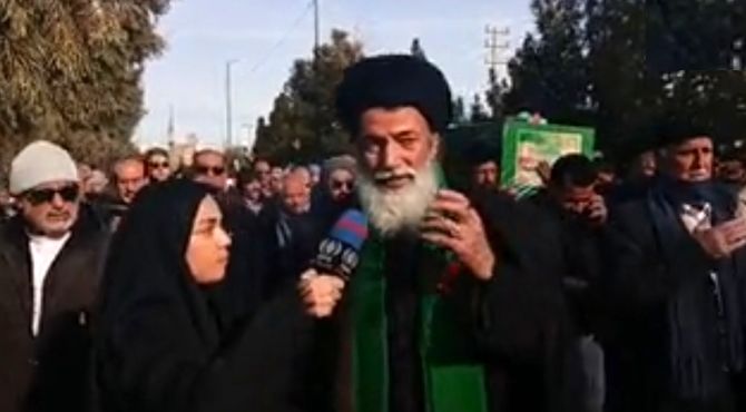 مراسم تشییع شهید امیرحسین راستینه در قم