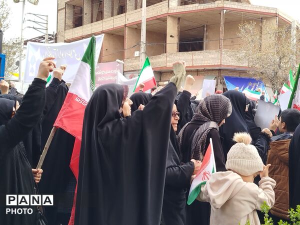 حماسه سازی مردم مقتدر و ولایتمدار شهرستان نیشابور در راهپیمایی روز قدس