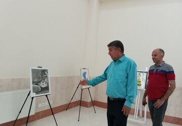 نخستین نمایشگاه نقاشی در سرای فرهنگی، قرآنی و هنری نصیرشهر
