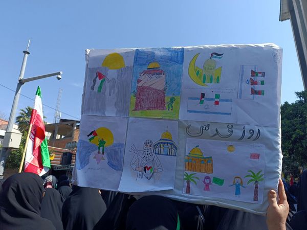 راهپیمایی روز قدس در ساری 